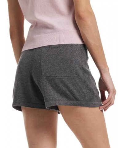 Women's Cashmere Blend Shorts, Gifts Ready Charcoal $17.31 Shorts