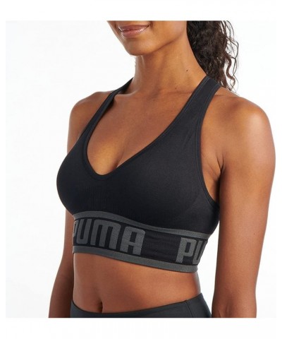 Women's Seamless Sports Bra Black $13.28 Lingerie