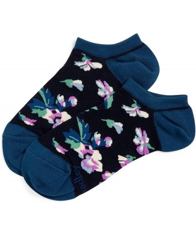 Women's No-Show Socks Navy Garden $6.72 Socks