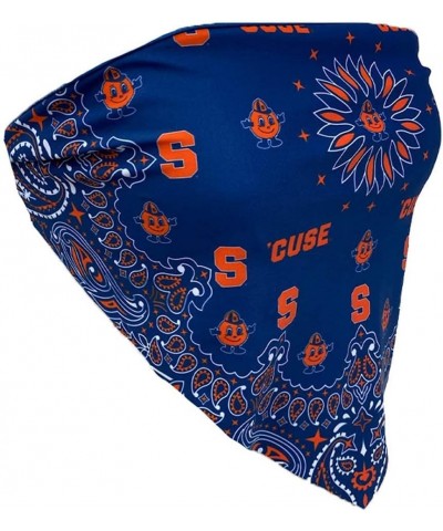 Women's Bandana Top Tailgate Outfit College Tank Top Crop Top Made in USA One Size Fits Most Syracuse Orange - Navy $19.80 Tanks