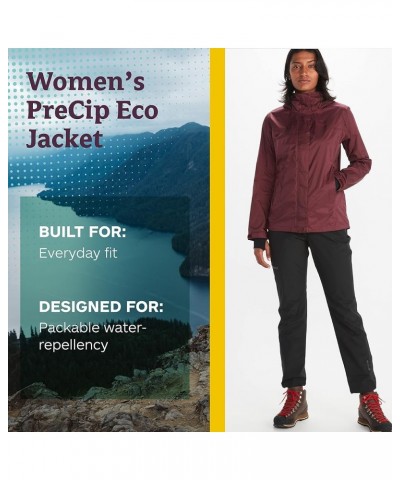 Women's Precip Eco Waterproof Rain Jacket Port Royal $41.22 Coats