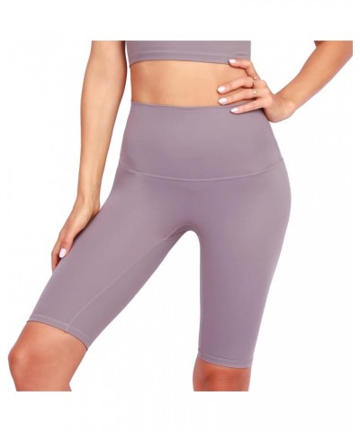 Women's Running Shorts Athletic Shorts-High Waisted Soft Stretchy Seamless Workout Gym Yoga Shorts for Women 4-grey $10.07 Ac...