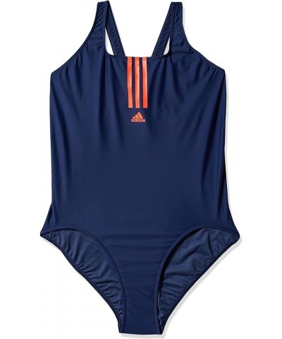 Women's Sh3.ro Mid 3-Stripes Swimsuit Tech Indigo/Onix $29.98 Swimsuits