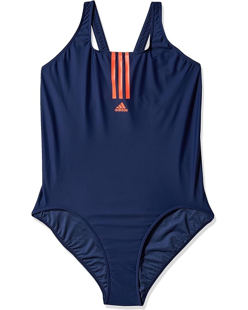 Women's Sh3.ro Mid 3-Stripes Swimsuit Tech Indigo/Onix $29.98 Swimsuits