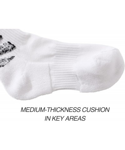 Cotton Cushion Arch Support Athletic Training Gym Crew Socks for Men Women Diagonal Stripes $19.19 Activewear