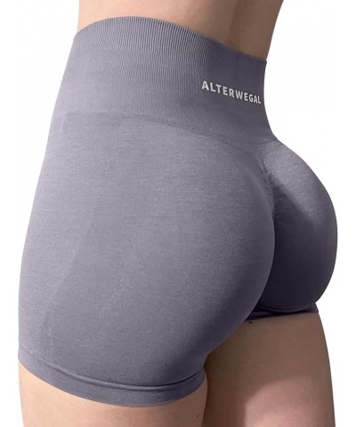 Amplify Seamless Scrunch Workout Shorts Intensify Women's Yoga High Waist Athletic Gym Running Sports Fitness Athletic Grey $...