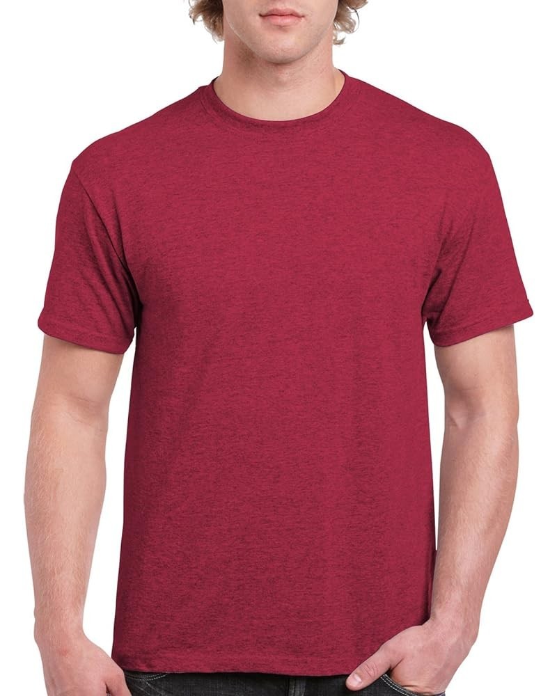 Men's Heavy Taped Neck Comfort Jersey T-Shirt Antque Cherry Red $7.44 Others