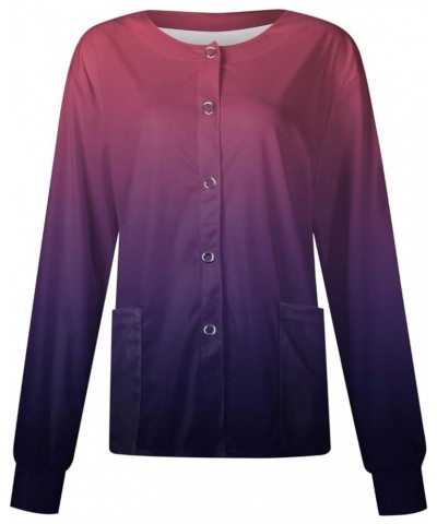 Flexibles Women Warm Up Scrub_Jackets Snap Front Warm-Up Jacket Color&104 $12.99 Jackets