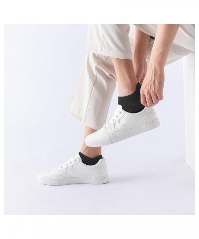 Womens Ankle Socks Athletic Running Low Cut Socks With Tab 6 Pairs Black $7.94 Activewear