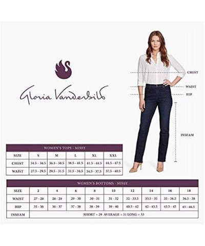 Women's Amanda Jeans|Classic High Rise|Tapered Jean - Portland Wash 18 Plus Short $21.60 Jeans